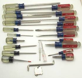 41789 Craftsman 24 Piece Screwdriver Set Model 6 Made In Usa Barely Used