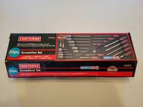 41819 Craftsman 24-piece Screwdriver Set / Nos New Old Stock Usa Vintage
