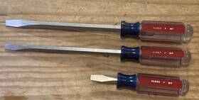 41852-41587-41586 Craftsman Lot Of 3 Flat Screwdriver Set 41852 41587 41586 3/8 5/16 P Wf