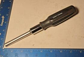 41861 Craftsman Usa Ratcheting Screwdriver W 1/4 Inch Hex Bit Holder
