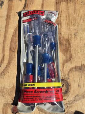 41881 Craftsman Rare Nos Sears 10pc Screwdriver Set With Pouch Wf Series Usa