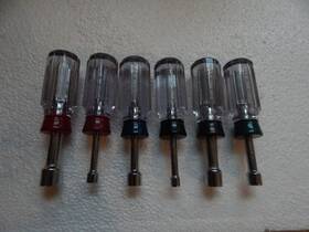 41948 Craftsman 41949 11/32 41947 Vintage 6-piece Stubby Nut Driver Sae Set