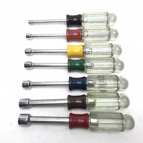 41971-41977 Craftsman Vintage Usa 7 Piece Sae Nut Driver Set Hollow Shank