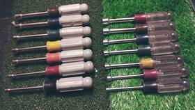 41977 Craftsman 41981 41987 41971 -41977 Vintage Made In Usa 14 Pc Metric And Sae Nut Driver Lot H Series