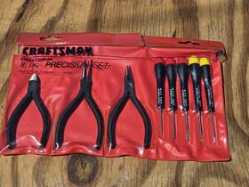 45188 Craftsman Rare Nos Sears 8pc Precision Pliers Mini Micro Screwdrivers Set