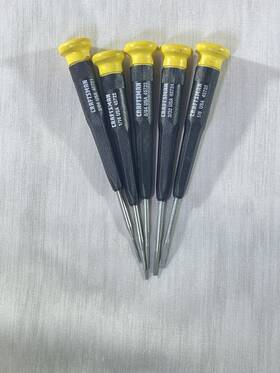 45721 Craftsman Usa Precision Screwdriver Set Of 5 Flat/slotted
