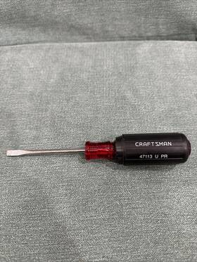 47113 Craftsman 3/16 Inch Slotted Screwdriver Used