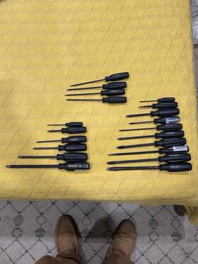 47336 Craftsman Professional Screwdriver Set 20 Pc Black Torx/phillips/flathead