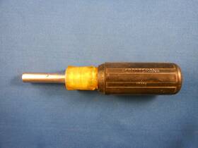 47481 Craftsman Rare Vtg Usa 5 In 1 Screwdriver With No Bits Black And Yellow