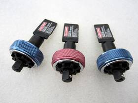 47804 Craftsman 3x 1/4 Inch Bit Ratcheting Finger Driver Red And Blue