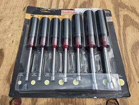 52570 Craftsman Rare Nos Sears Usa Professional Nut Driver Set Sae Pratt Reed