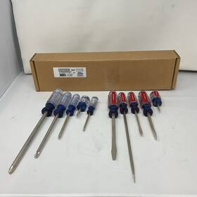 Craftsman 648738011723 10 Piece Screwdriver Set Slotted Flat And Phillips 9 1172