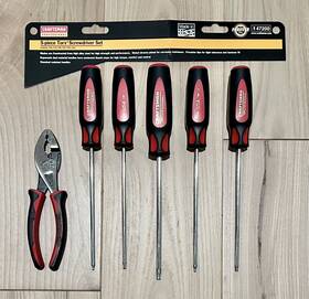 45760 Craftsman 648738472005 Professional Torx Screwdriver Set 47200 7 Inch Plier Made In Usa