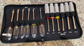 Craftsman 714994345527 Sears 12pc Nut Driver Set Sae Standard And Mm Metric