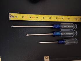 Craftsman 820909471394 3 Piece Phillips Screwdriver Set