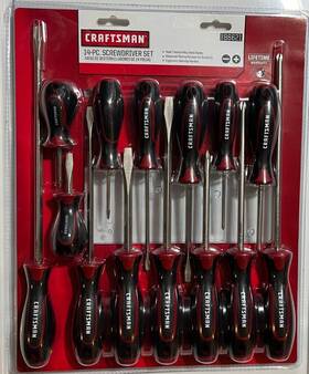 86621 Craftsman 14-pc Cushion Grip Screwdriver Set