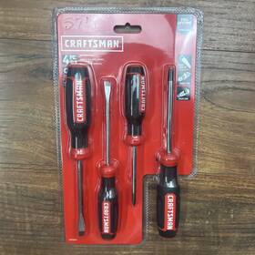Cmht65076 Craftsman 885911590273 4pc Screwdriver Set Black Oxide Tips Speed Torque Precision