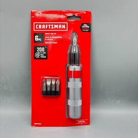 Cmmt14104 Craftsman 885911591270 Impact Tool Set With 5 Bits New