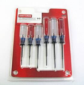 Craftsman 9-41106 Unused 6-piece 9 41106 Mini Screwdriver Set Made In Usa