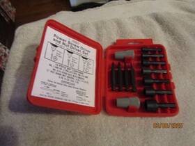 925653 Craftsman Sears 13 Piece Power Screw Nut Driver Set Vintage Case Usa Nos