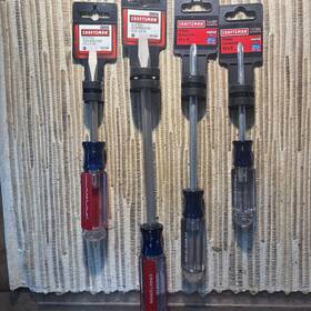 941295 Craftsman Vintage Nos 4pc Slotted Screwdriver Set Western Forged - New 941295 Craftsman Vintage Nos 4pc Slotted Screwdriver Set Western Forged - New