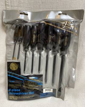Craftsman 941904 Vintage Industrial 8 Pc Screwdriver Set 9 41904 Usa Phillips Slotted