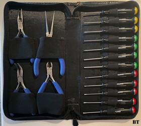 945186 Craftsman Vintage 16-piece Precision Plier And Screwdriver Set In Black Case