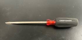 947108 Craftsman Sears 1/4 Inch Slotted X 6 Cushion Grip Screwdriver 47108 Usa Vintage