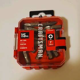 Cmaf12ph215 Craftsman 15 Pc Phillips No.2 Steel Bit Set With Case