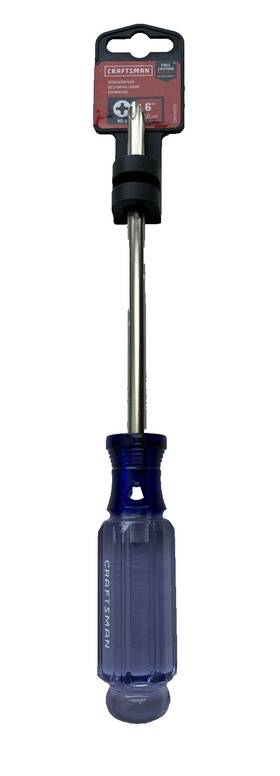 Cmht65009 Craftsman No. 3 X 6 Inch L Phillips Screwdriver Lifetime Warranty