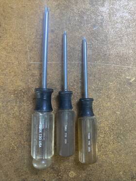 Cmht65035 Craftsman Lot Of 3 Tx30 Tx10 And Tx15 Torx Screwdrivers Used Cmht65035 Craftsman Lot Of 3 Tx30 Tx10 And Tx15 Torx Screwdrivers Used