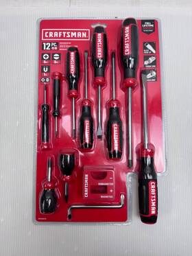 Cmht65071n Craftsman Screwdriver Set Bi-material 12 Piece