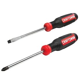 Cmht65072 Craftsman Phillips And Flat Head 2 Piece Precision Tip Screwdriver Set