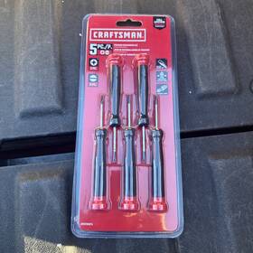 Craftsman Cmht65074 New 5-pc. Precision Screwdriver Set