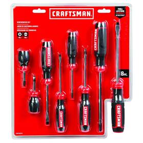 Cmht65075n Craftsman Screwdriver Set Bi-material 8 Pieces Metal Free Shipping