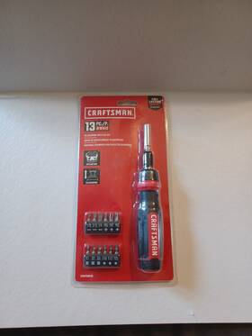 Cmht68018 Craftsman Ratcheting Screw Driver Set 13 Pc. Model Cmht68018. Nib