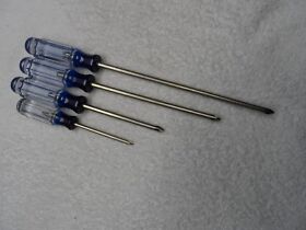 41294-41295-41853-41296 Craftsman Phillips Screwdriver Set Made In Usa P1-p2 3inch-8inch 4 Pcs