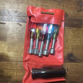 Cs-120v Crescent 037103109293 Usa Compact 6 Pc. Sae Nut Driver Set