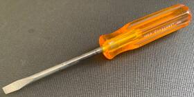 143-4 Crescent 1/4 Inch X 4in Flat Head Slotted Screwdriver Made In Usa