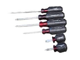 2143-4 Crescent 2243-6 6 Phillips Slotted Screwdriver Set Soft Grip 2502 2501 2243 2522