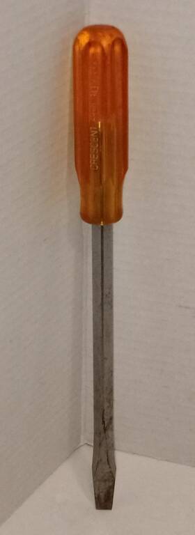 343-8 Crescent Vintage Rhino 12 Inch Flat Head Screwdriver - Nice