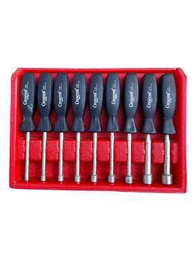 3716 Crescent Brand Nut Driver Set Of 9 3/16 7/32 1/4 9/32 5/16 11/32 3/8 7/16 1/2