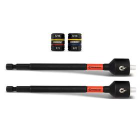 Crescent 445015584597 6 Inch Reversible Nut Setter Set 2-piece