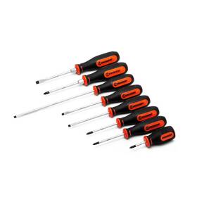Crescent 445047375347 Phillips Pozidriv And Slotted Screwdriver Set With Dual Material Tri-lobe Hand Crescent 445047375347 Phillips Pozidriv And Slotted Screwdriver Set With Dual Material Tri-lobe Hand