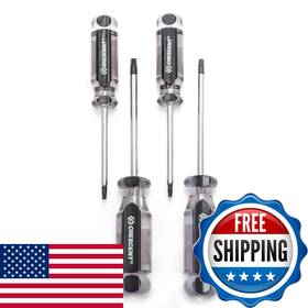 Crescent B078z3qrdk 4 Pc. Torx Acetate Screwdriver Set - Ct4pcset