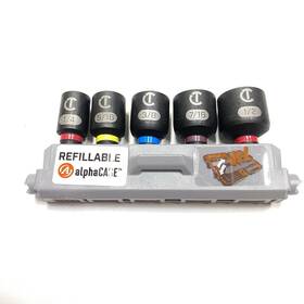 Cavbh1n2dhxr-5 Crescent Vortex Magnetic Nutsetter Nut Driver 5 Pcs Bits Only