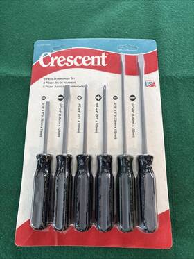 Lccp1006 Crescent Cooper Tools 6pc Screwdriver Set -slotted And Phillips Usa
