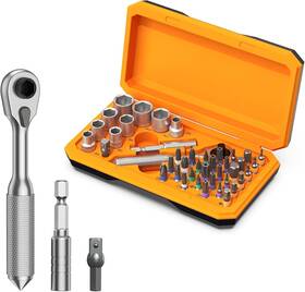 Criacr 313100590525 Screwdriver Kit 42 In 1 Ratchet Socket Torque