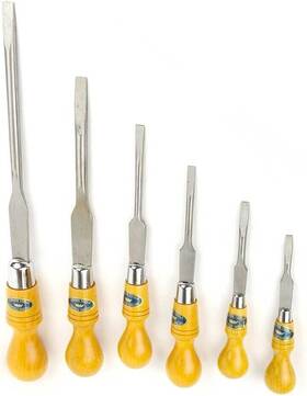 Crown 791943538162 6 Pc. Cabinetmakers Screwdriver Set Crown 791943538162 6 Pc. Cabinetmakers Screwdriver Set
