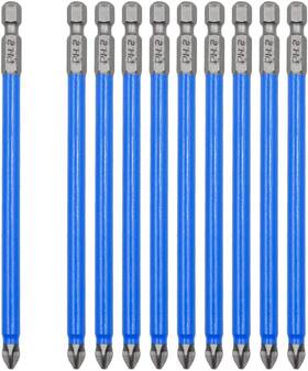 211102-0002 Cyful Biaungdo 10pcs Magnetic Long Hex Phillips Screw Head Electric Screwdriver Bits S